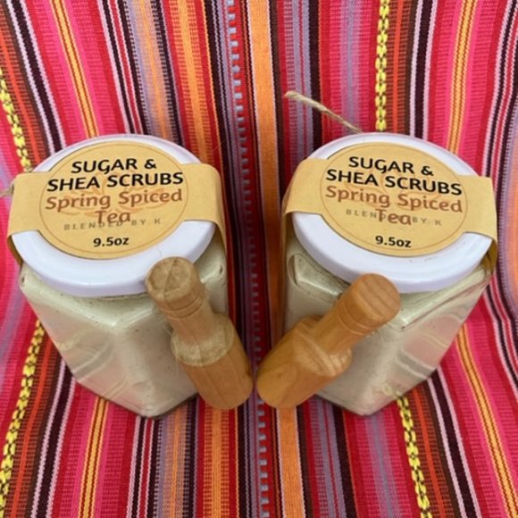 Blended by K Other - **SALE PRICE** Sugar & Shea Scrubs - Spring Spiced Tea - 9.5 oz